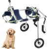 VEVOR 2 Wheels Dog Wheelchair for Back Legs, Pet Wheelchair Lightweight & Adjustable Assisting in Healing, Dog Cart/Wheelchair for Injured, Disabled,