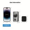 1pc smart wireless doorbell, smart 2.4G WIFI video doorbell, Tuya APP smart system control, two-way intercom, night vision function, video call, home