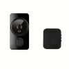 1pc smart wireless doorbell, smart 2.4G WIFI video doorbell, Tuya APP smart system control, two-way intercom, night vision function, video call